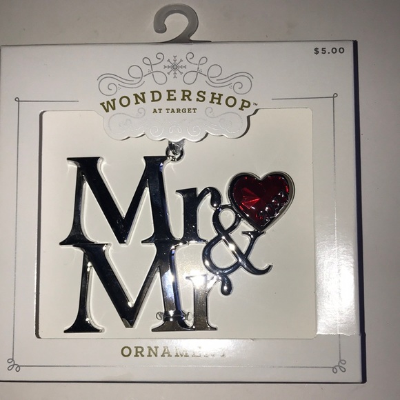 COPY - NIP Pride “Mr & Mr” Holiday Ornament - Picture 1 of 4